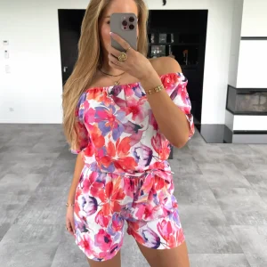 Kurzer Jumpsuit "Davina" Floral