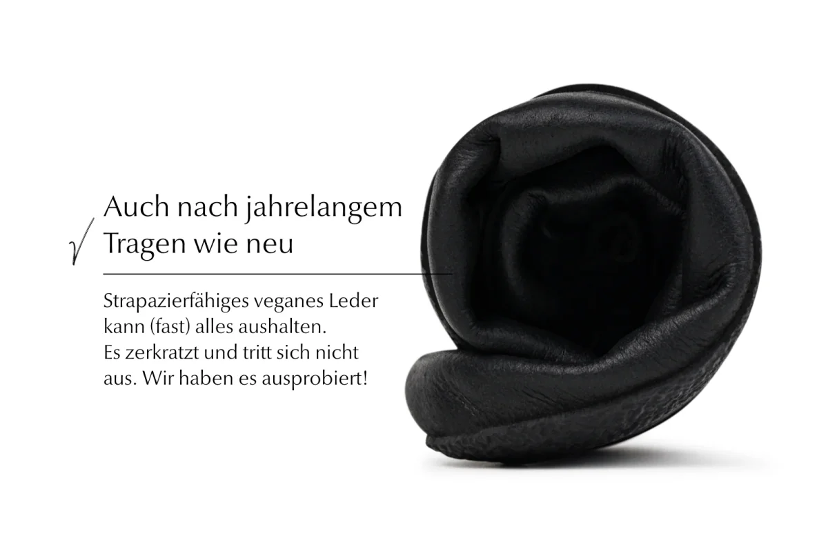 Ballerinas Komfort Chic Schwarz – Bild 7