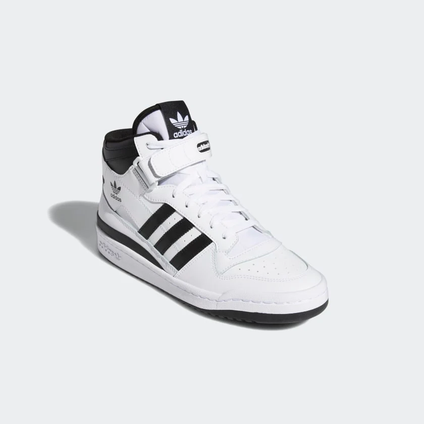 Adidas Forum Mid - Cloud White / Core Black – Bild 5